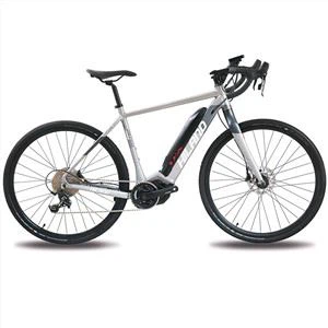 36V 250W অ্যালুমিনিয়াম অ্যালো ফ্রেম 700 সি কেন্দ্র মোটর বৈদ্যুতিক রোড বাইক