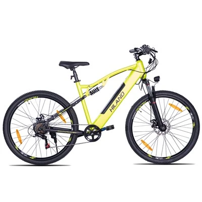 JOYKIE নতুন ডিজাইন HILAND MTB ইলেকট্রিক মাউন্টেন বাইক ফুল সাসপেনশন 36V 10.4ah 27.5 ইঞ্চি ডিস্ক ব্রেক